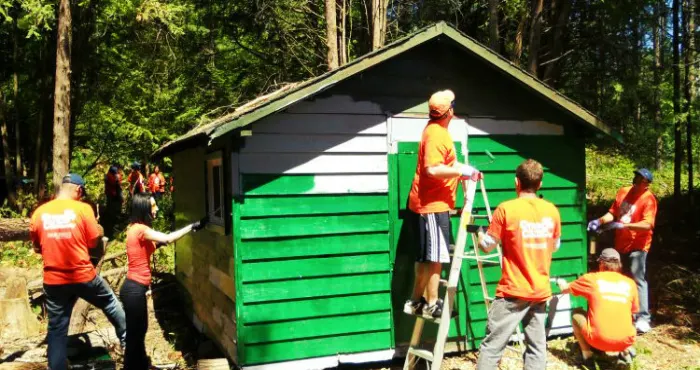 Corporate volunteers give thousands of hours to the Y