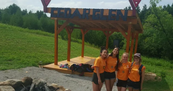 Student volunteers share their experience at Cedar Glen day camps