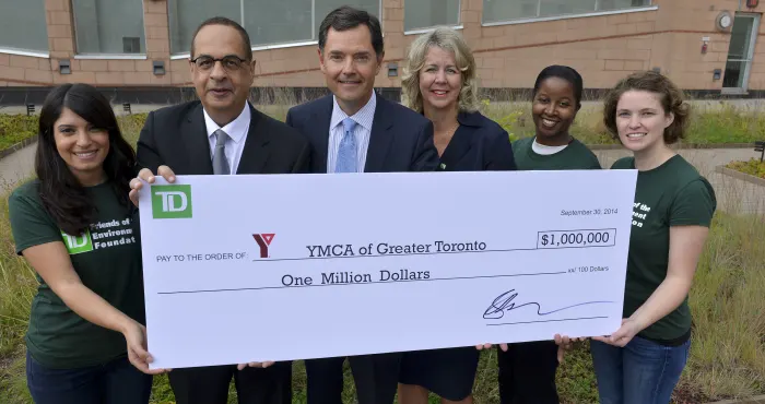 Green for Green:  TD donates $1 million dollars to help build healthy, GREEN communities