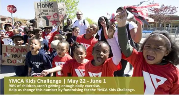 Get moving for the YMCA Healthy Kids Challenge!