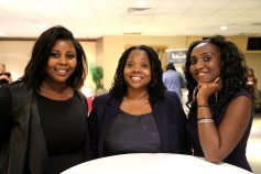 From left: Twimasi Amponsah (SOWS Project lead), Erica Taylor (General Manager, Etobicoke Albion Albion Road Employment Centre, Stachen Frederick (Employment Director).