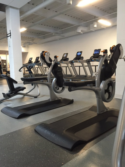 Accessible equipment in Cooper Koo Family YMCA's conditioning room