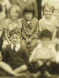 Norm and his wife Bette in a Grade 1 class picture